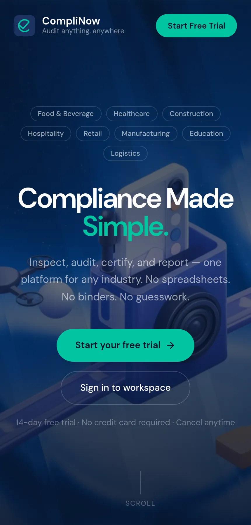 CompliNow on mobile